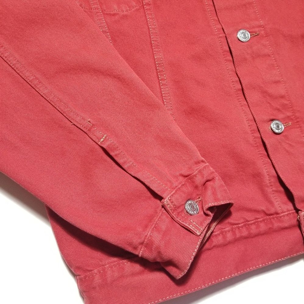 🔴SOLD Vtg Levi's TruckerJean Jacket 70507-0680 - Picture 5 of 8